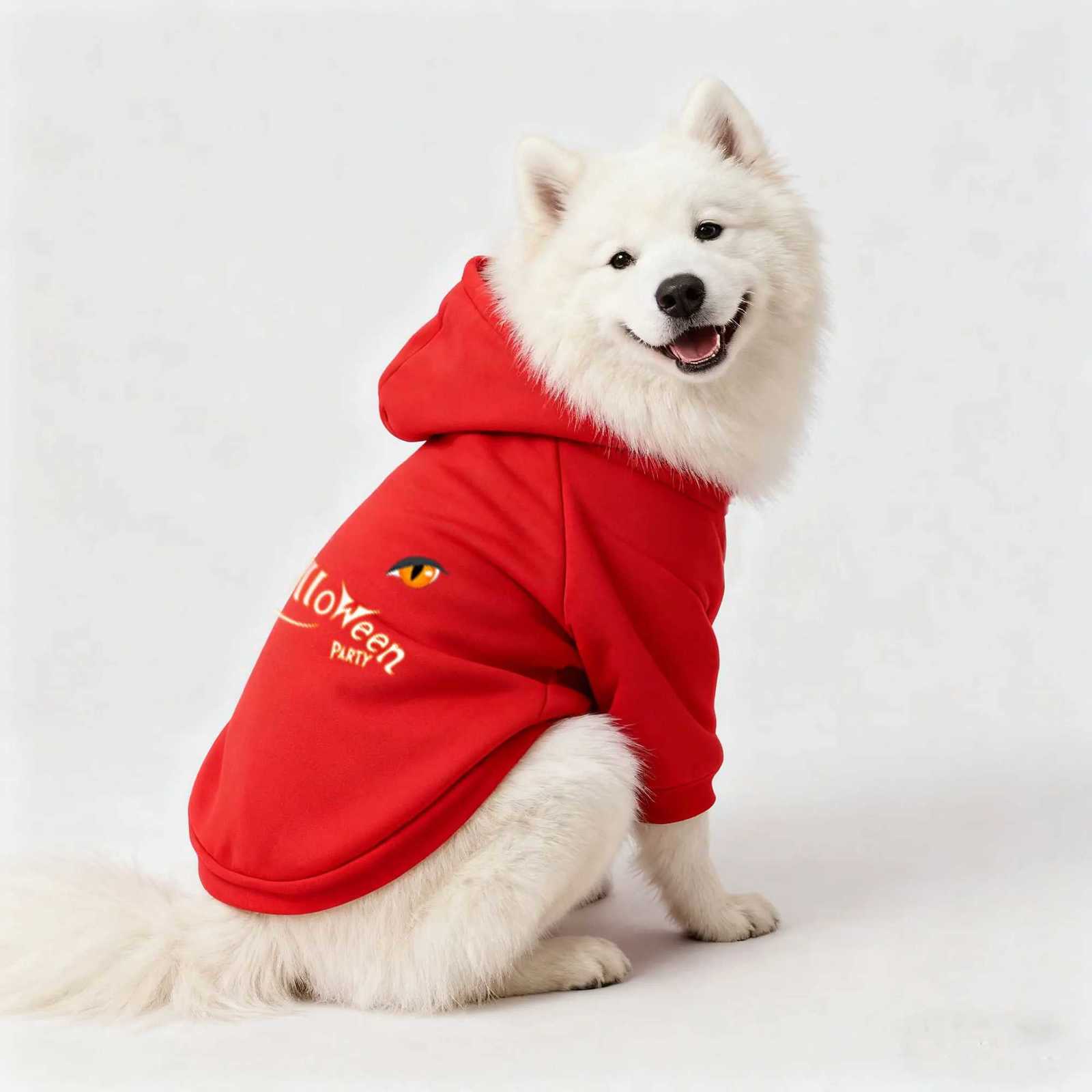 Halloween Pet Hooded Sweatshirt Cats Dogs Celebrating Halloween Parties EasterThemed Print Pattern Autumn And Winter X250928