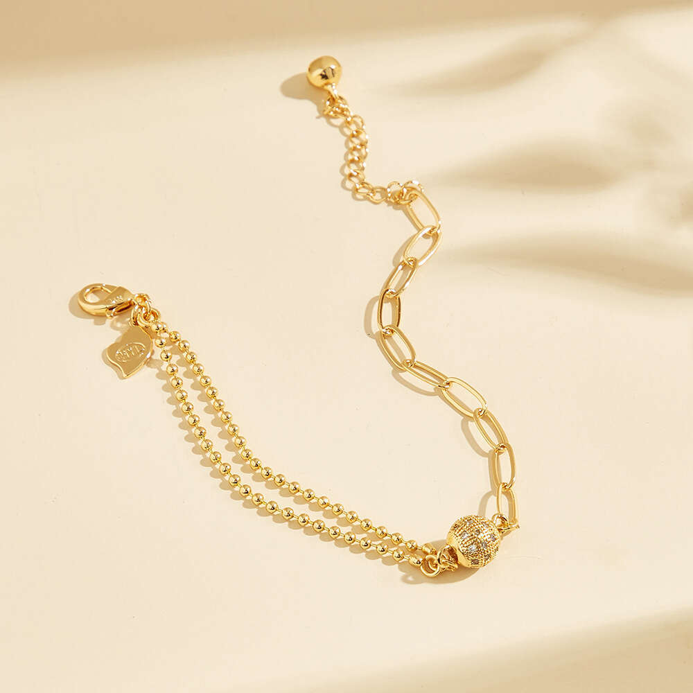 Beaded Zircon Bracelet for Women Fashion Jewelry Selection Trendy Accessories New Exquisite Bangle