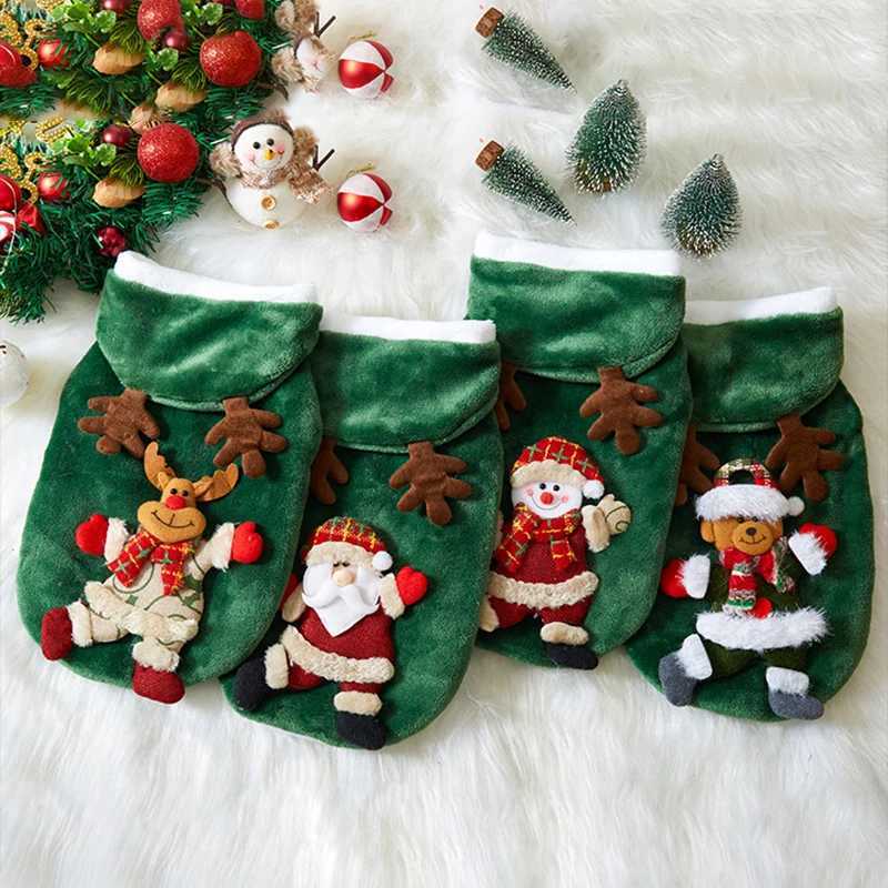 Christmas Dog Clothes Autumn and Winter Flannel Cats Dogs Hoodies Pet Clothes for Small Medium Dogs Christmas Dog Cat Costume X250928