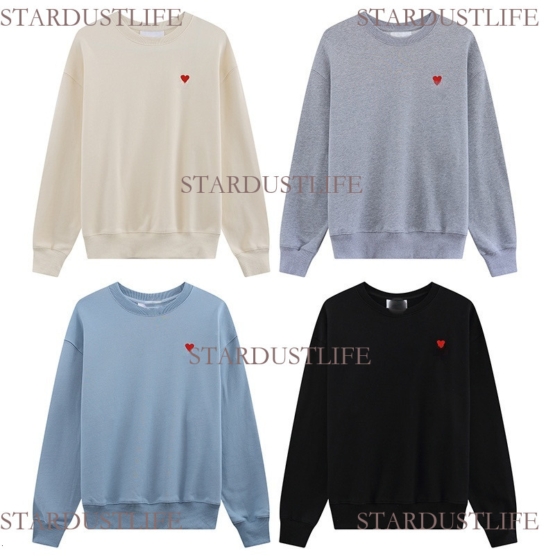 1 Designer Amily Men Women Hoodie Paris Cardigan Jumpers Knitted Sweats Knitwear European Sweatshirts Comfortable Amiity Casual Black C6e