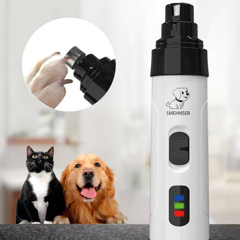 Low Noise Design Cat Easy Use Convenient Function Scissors Trimmer Rechargeable Power Box Electric Pet Dog Nail Grinding hine