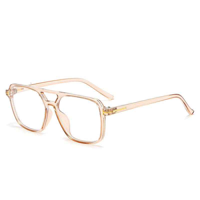 Double Bridge Sunglasses Fashion Trend AntiBlue Light Glasses Can Be Paired with Prescription Glasses and Sunglasses 250521