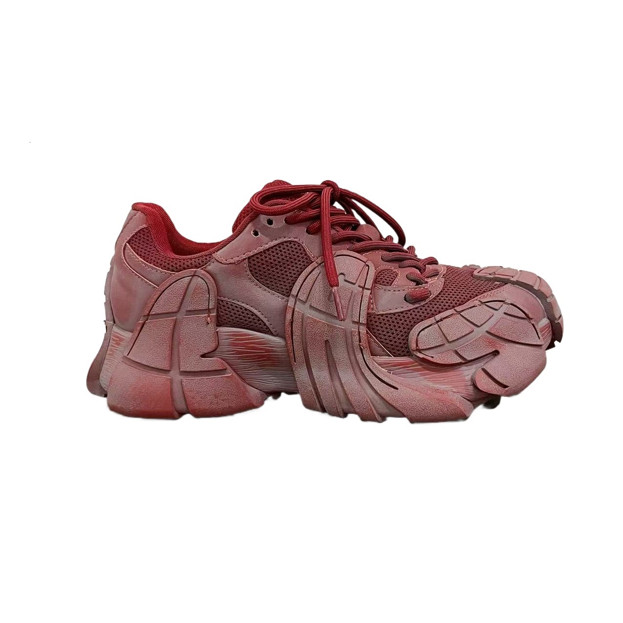 Designer Thick soled Retro Octopus Washed Retro Fashion 2025 New Multi functional Casual Sports Dad Shoes