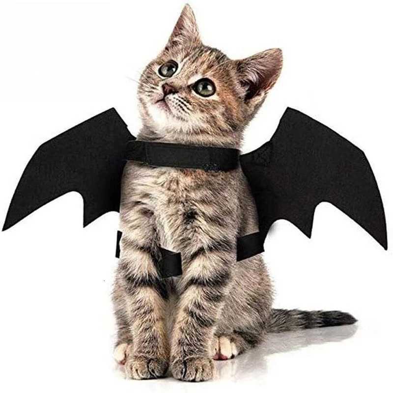 Halloween Bat Wings Pet Ornament Clothes Creative Cats and Dogs Small Dog Clothes Felt Halloween Double Wings X250928
