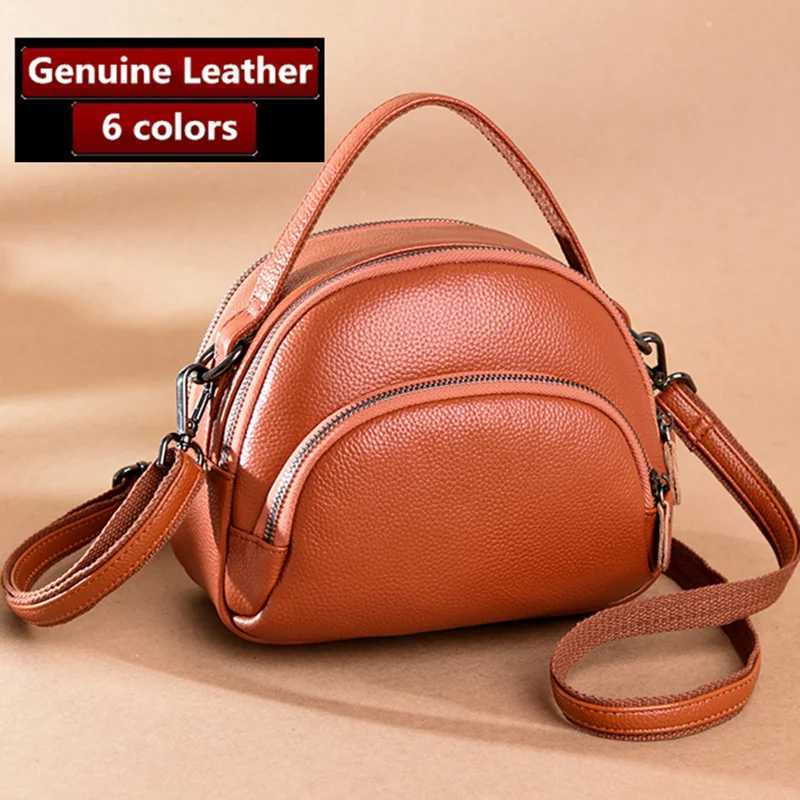 Fashion High Quality Genuine Leather Woman Messenger Bags Luxury Cowhide Handbags Womens Bags Designer Women Shoulder Tote bags Z250928