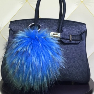 Extra Large Raccoon Fur Ball Car Key Metal Buckle Pendant Phone Chain Bag Charm Genuine Fur Accessories