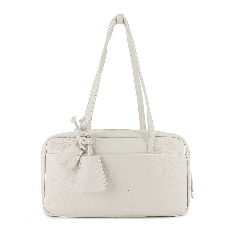 designer bag Luxury bag Korean Niche Nothingwritte Genuine Leather Boston Shoulder Bag Large Capacity Commuter Tote Handbag for Women