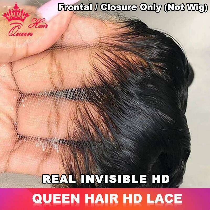 Real Invisible 13X6 13X4 7X7 6X6 5X5 4X4 Pre Plucked Closure 100% Virgin Human Raw HD Lace Frontal Queen Hair Xiusiyuan2509