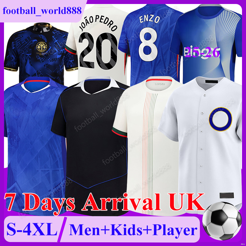 XXXL 4XL chelseasfc 25 26 Soccer Jerseys 3rd JOAO PEDRO PALMER ESTEVAO 2025 Football Shirt CAICEDO NETO GEORGE football kits GITTENS SANCHEZ Men Kids Kit Socks Sets