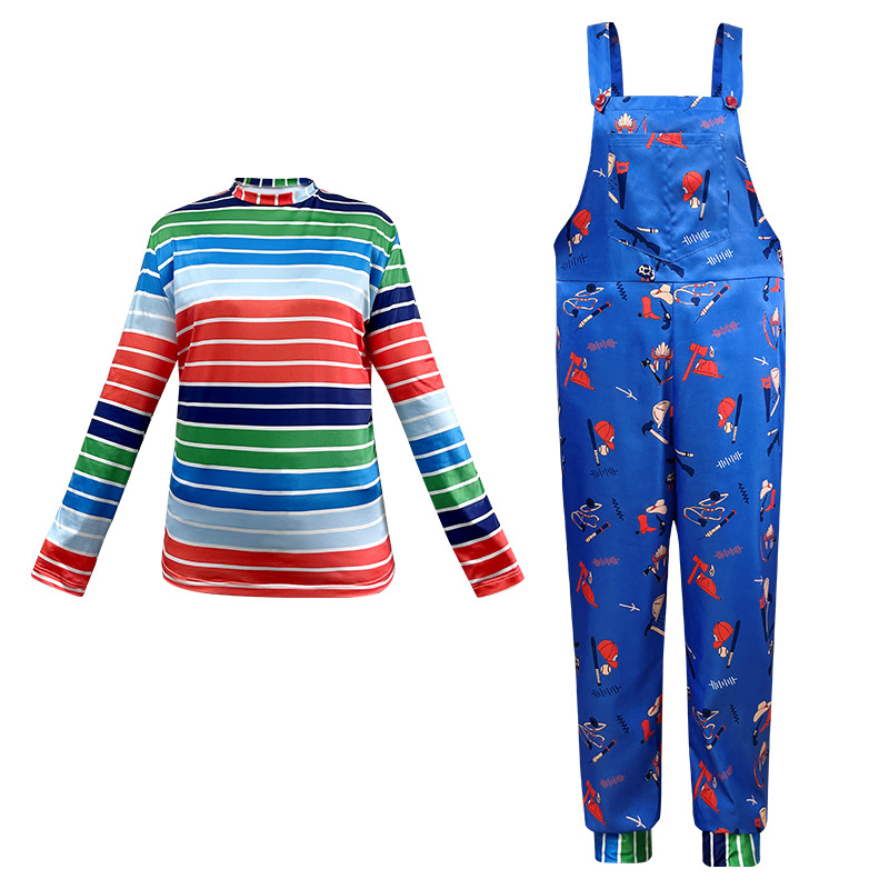 Halloween Cosplay Costume Shirt Pants Outfits Women Adult Kids Carnival Party RolePlay Suit