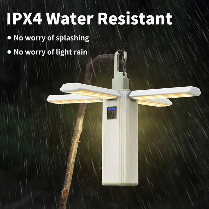 Outdoor Multifunctional LED Camping Light Portable Tent Hang Lights 2000mAh USB Rechargeable Folding Flashlight Emergency Lamp C250928