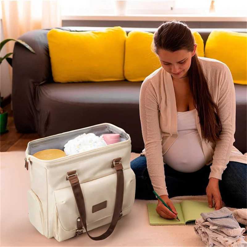 Large Capaci Mommy Bag Lightweight Materni Backpack Multifunctional Polyester Crossbody Bag Outdoor Travel Baby OrganizerXJ250928