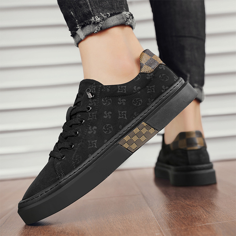 Fashion Trend Print Sneakers New Style Men Casual Canvas shoes Street Style Cool Versatile Sizes 39-44 Free Shipping Hot Sale