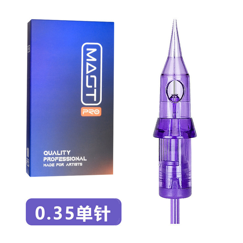 50 pieces/box mixed size RL/RS/RM/M sterilized mast tattoo PRO core needle permanent tattoo machine supply 0.3mm/0.35mm 241011