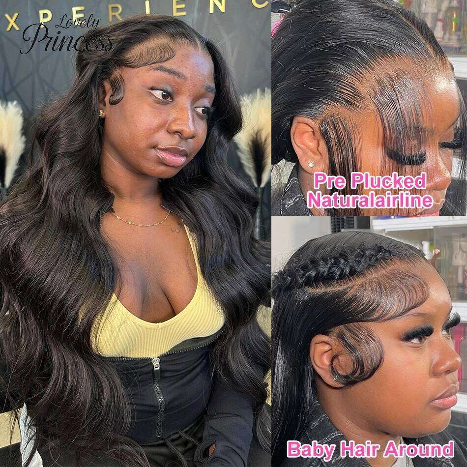 30 40 Inch Body Wave 13X6 HD Frontal Wig Human Hair 13X4 Front Wigs 360 Brazilian Pre Plucked Lace For Women Xiusiyuan2509