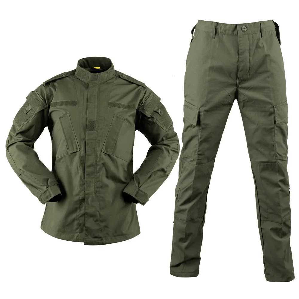 2025 New Hot Outdoors New 3 Color Grid ACU Series Uniform Colete Tactico Suit Tactical Clothing for Men W250928