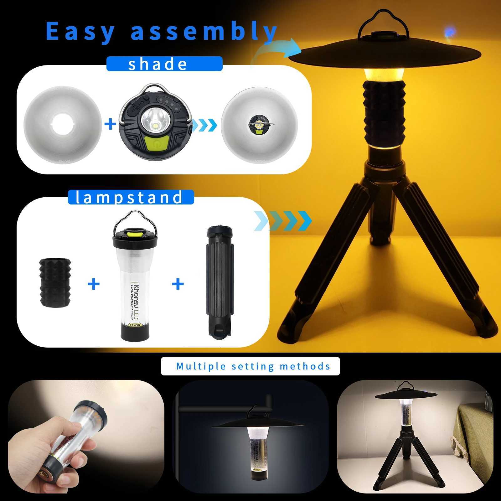 3000Mah Camping Lantern G3 Lighthouse Micro Flash Goalzero Camping Light of The Same Style Mini Led Falshlight USB Rechargeable C250928