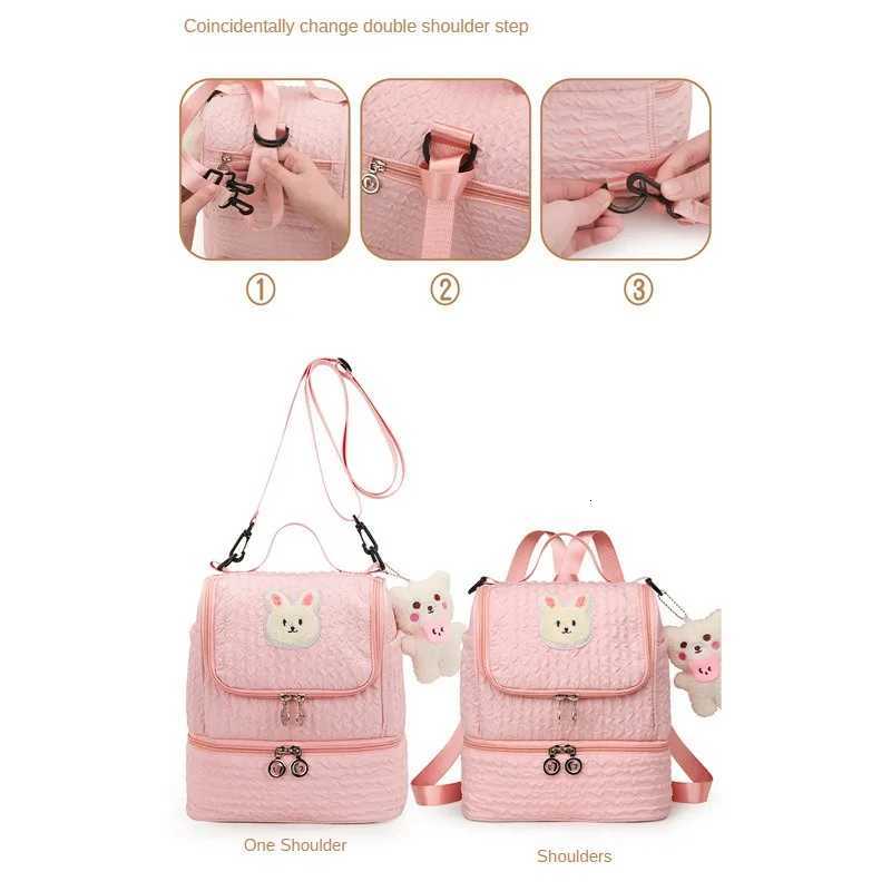Thermal Insulation Backpack Milk Bag Large Capaci Multifunctional Mother and Baby Bag Single Shoulder Crossbody BagXJ250928