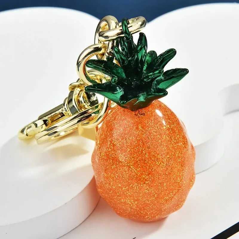 Luxury Cherry key chain handbag pendant 2025 bestselling multicolor pineapple fruit bag pendant Y250929as