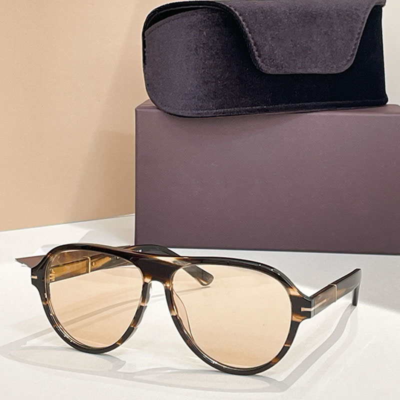 26ss Men Business QUINCY SUNGLASSES Designer Pilot Acetate Frame Women Outdoor Leisure Style Travel Holiday Sunglasses FT1080