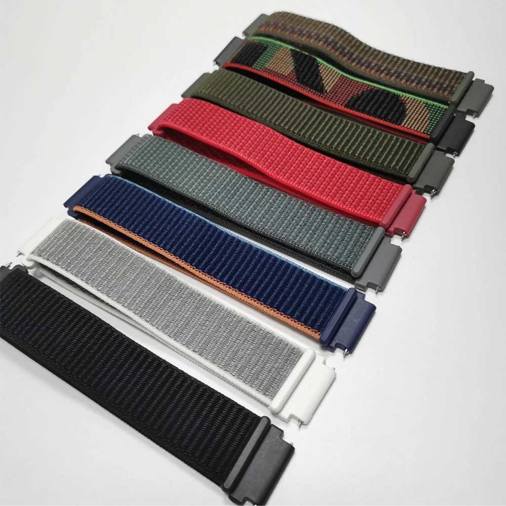 20mm 22mm Nylon Loop Strap For Garmin Venu 3 Sq 2 Watch Bands For Garmin Forerunner 570 265 255 165 645M Vivoactive 6 5 Bracelet W250928