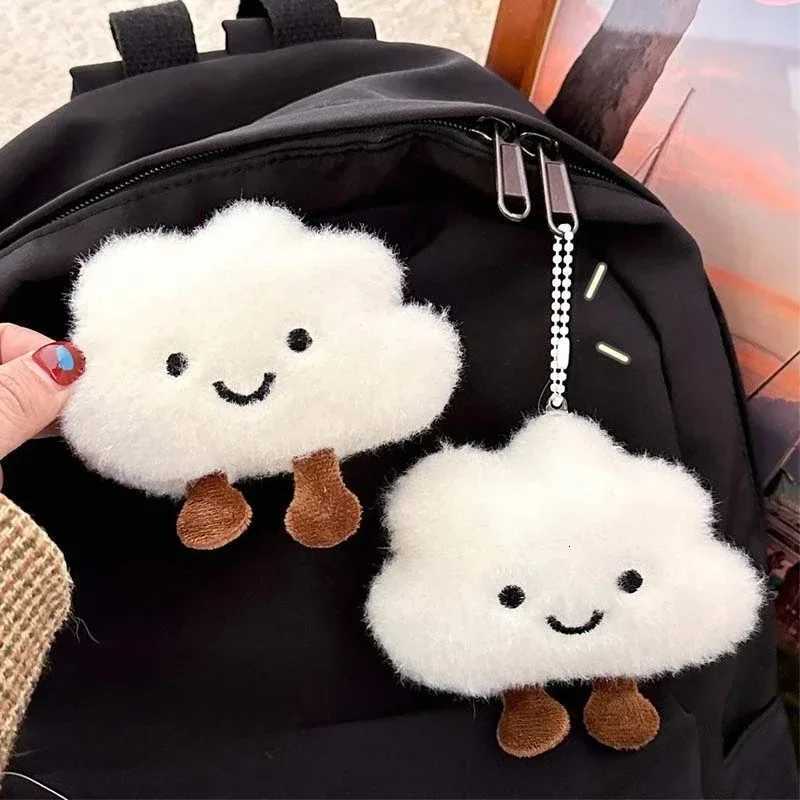 120PCS Cute Cloud Shaped Pendant Cartoon Decor for Girls Versatile Plush Brooch Keychain Bag Charm Accessories Gift PendantXJ250928