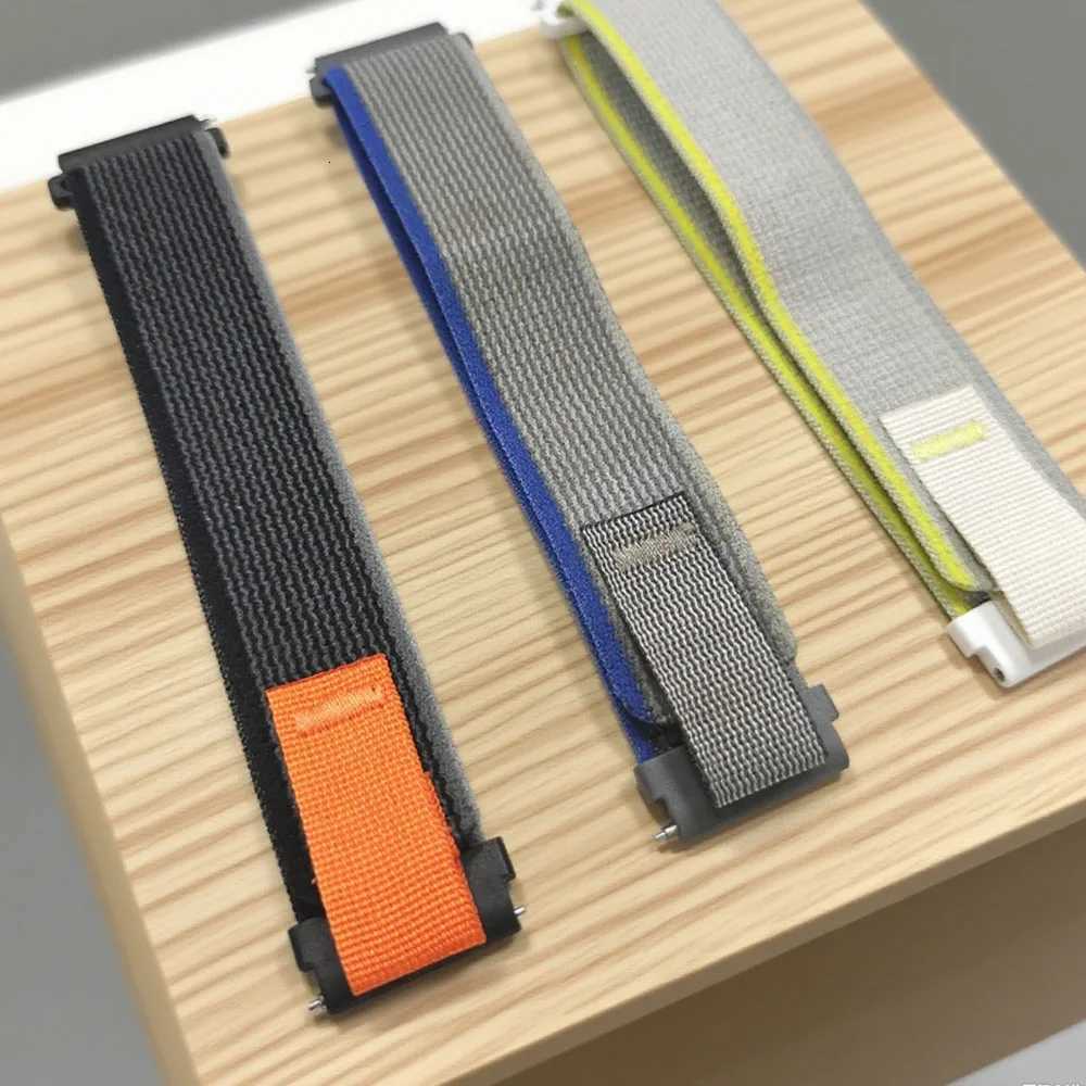 22mm 20mm Nylon Loop Strap for Samsung Galaxy Watch 7 6 5 4 3Garmin 970 Bracelet Correa Band for Huawei Watch 5 GT54 Pro 46mm W250928