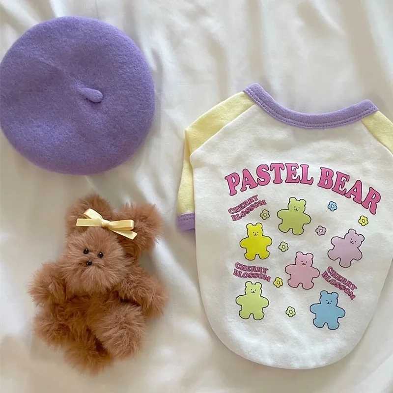 Animal Print Dog Tshirt Summer Thin Maltese Vest Teddy Cartoon Pullover Bichon Frise AntiShedding Clothes Cool Pet Tshirt X250928