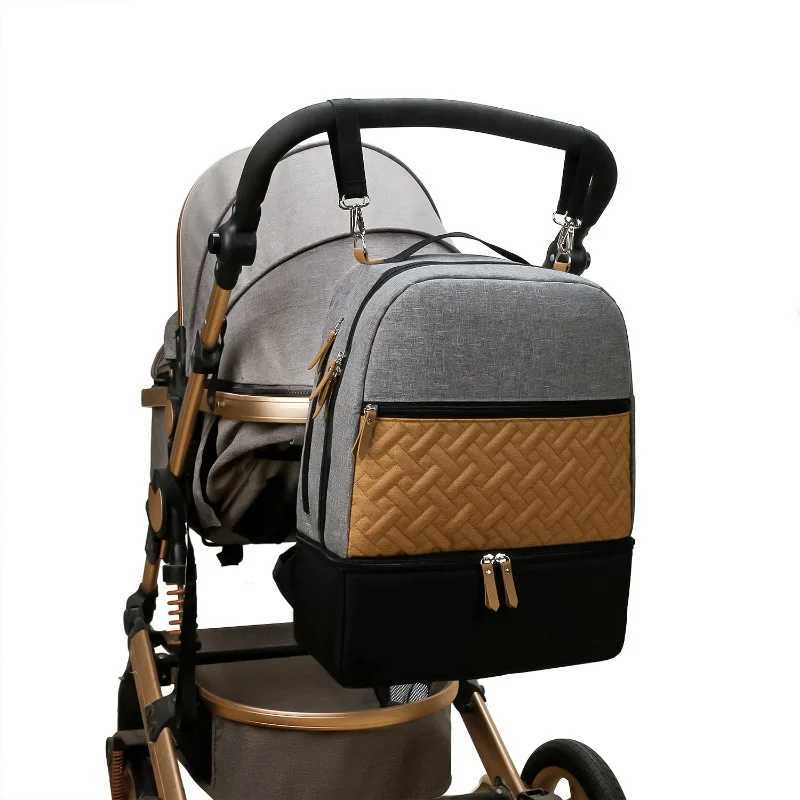 Baby Bag Diaper Bag Backpack Baby Bottle Bag for Parents Slish Baby Bag OrganizerSophisticated and Spacious Mommy BagXJ250928