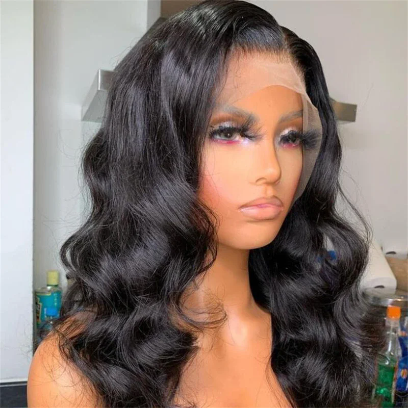 360 Full Lace Frontal Wig Human Hair Brazilian Pre Plucked Hair Wigs For Women 13x4 Hd Body Wave 360 Lace Front Wig