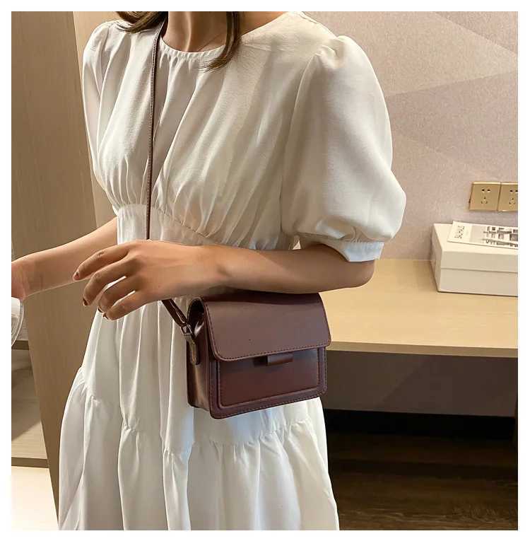 Classic Designer PU Leather Crossbody Bag for Women Travel Handle Handbag Fashion Shoulder Messenger Bag Ladies Small Flap Bag Z250928