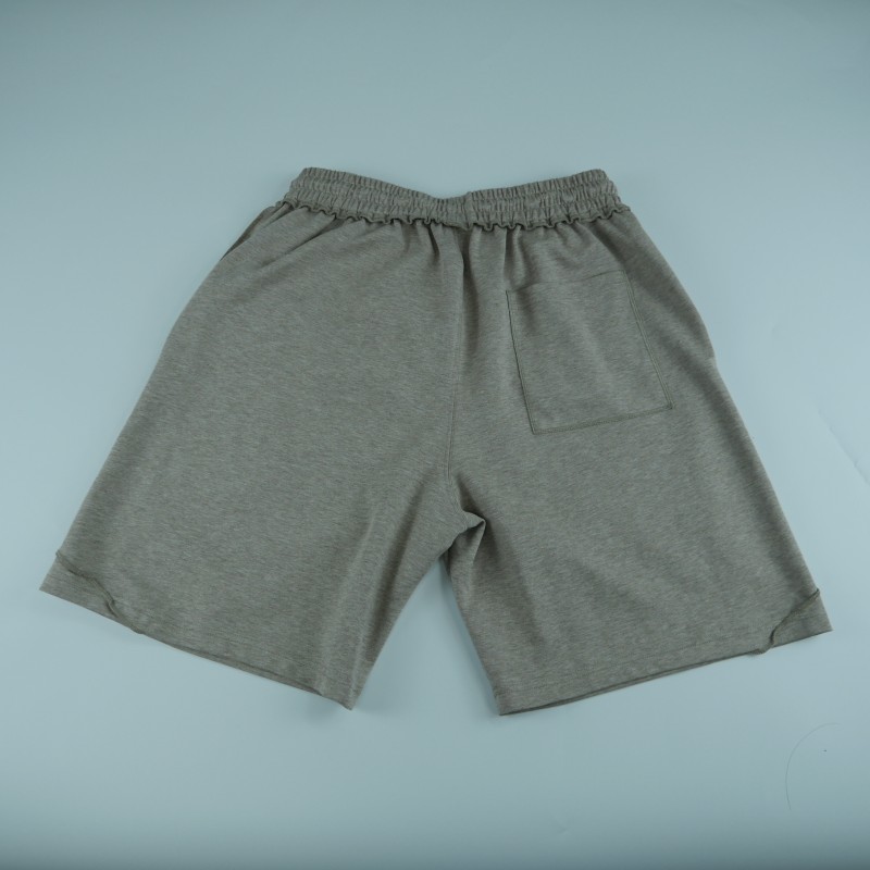 Men's Cotton Shorts - Summer Loose Casual Sport Pants, American Minimalist Solid Straight-Leg 5-Point Shorts, Customizable Pattern-05007