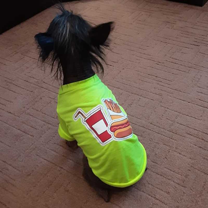 Cheap Cotton Puppy Dog T Shirt for Small Dogs Hot Sale Print Pet Clothes Yorkshire Pomeranian Pug Cat Shirts roupa para cachorro X250928