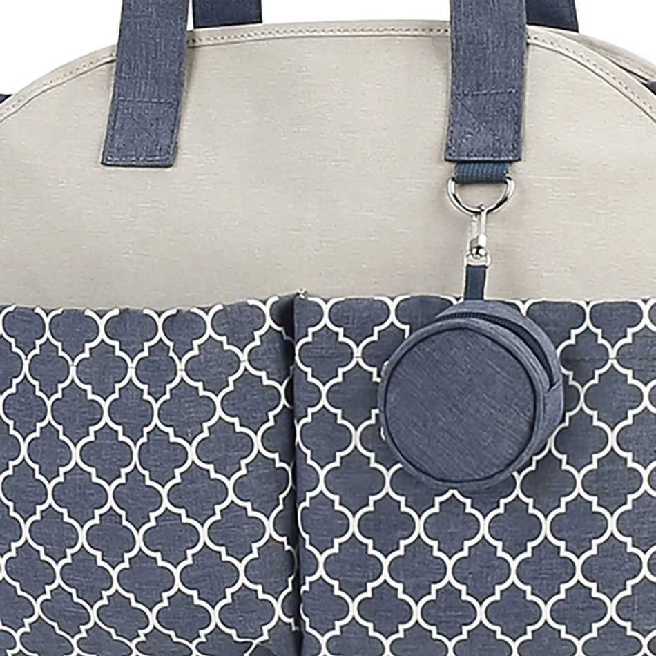 Handheld Single Shoulder Bag Frosted Cloth Tote Bag Baby Outdoor Adjustable Messenger Strap Diaper Bag With Pacifier Storage BagXJ250928