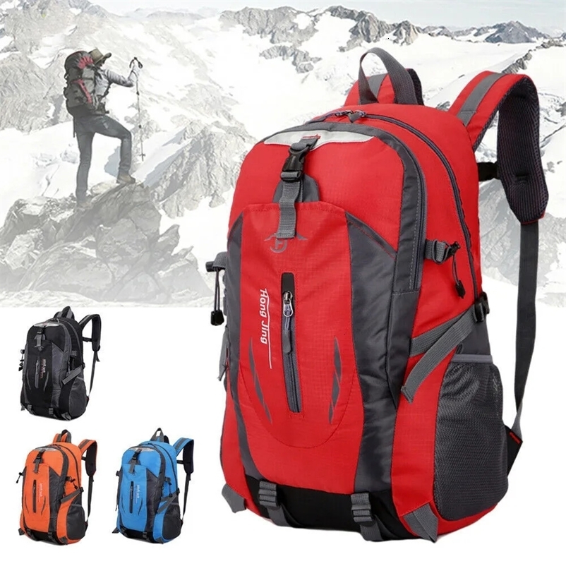 40L Outdoor Mountaineering Backpack Hiking Bag Travel Backpacks Waterproof Trekking Camping Climbing Sport Bags Rucksack 240520bj