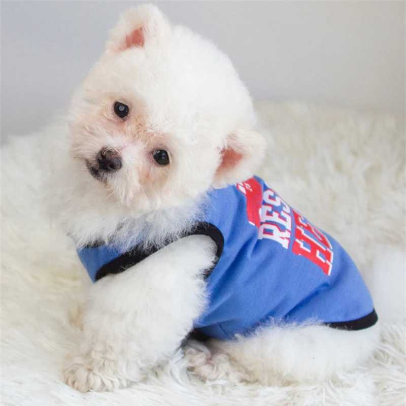 Summer Cotton Pet Vest for Small Dogs Cats Letter Print Dog Tshirts Puppy Clothing X250928