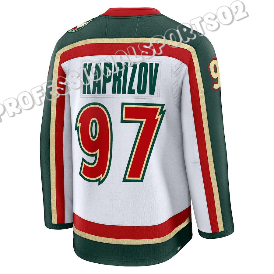 97 Kirill Kaprizov jersey Reverse wilds jersey 36 Mats Zuccarello minnesota 12 Matt Boldy Joel Eriksson Ek Ryan Hartman Brock Faber Marc-Andre Fleury 
