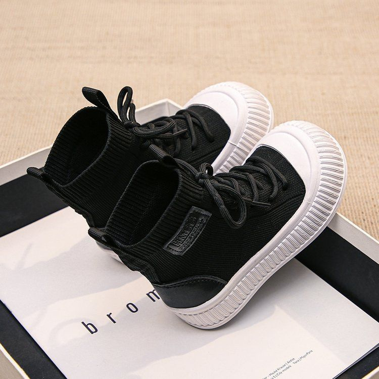 Autumn women's socks, shoes, knitted breathable short boots, men's boots, girls' single boots, medium size children's socks, boots