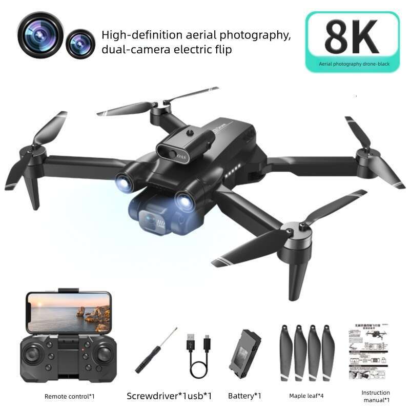 A Brushless Motor Drone HD Aerial Photography Folding Quadcopter Optical Flow Obstacle Avoidance Remote Control Aircraft