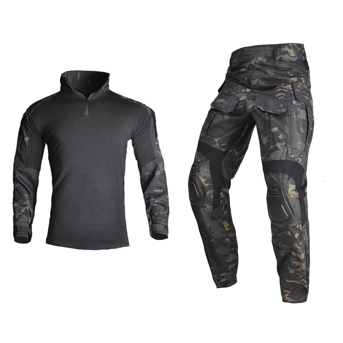 Outdoor Tactical Uniform Hiking Suit GEN3 Tactic Camo Training Durable Clothing Hiking Shirt aintball Airsoft Hunting Clothes W250928