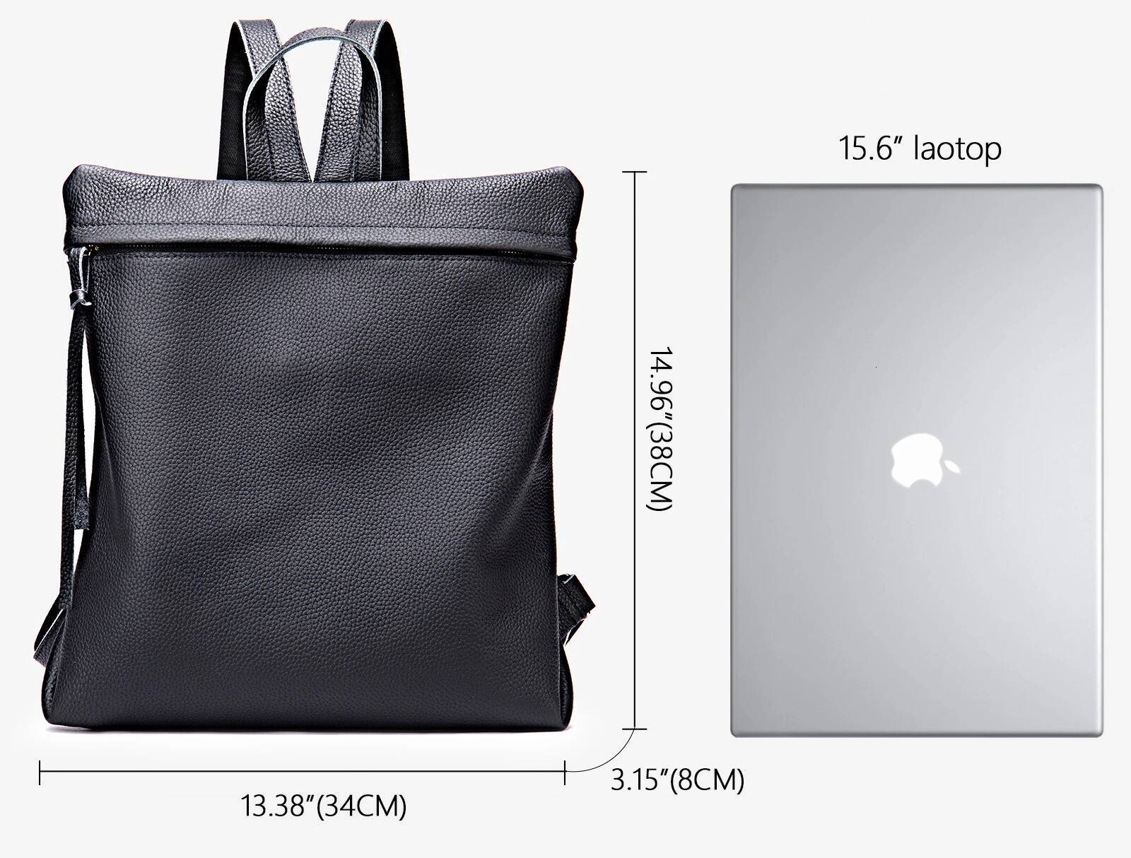 New Fashion Genuine Leather Women Large Capacity Women's Korean Version Casual Simple Versatile Backpack high-quality