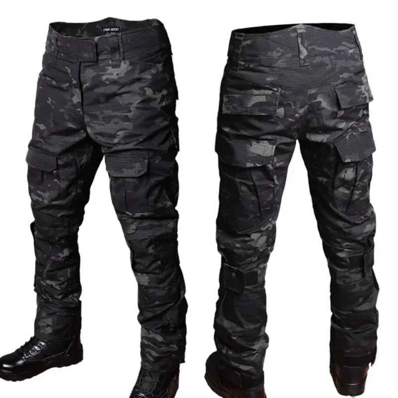 Camo Training Sets Mens 4 Zipper Military Combat Tops Tactical Suits Durable Shirts Cargo Pants MCBK Wearresisting Workwear W250928
