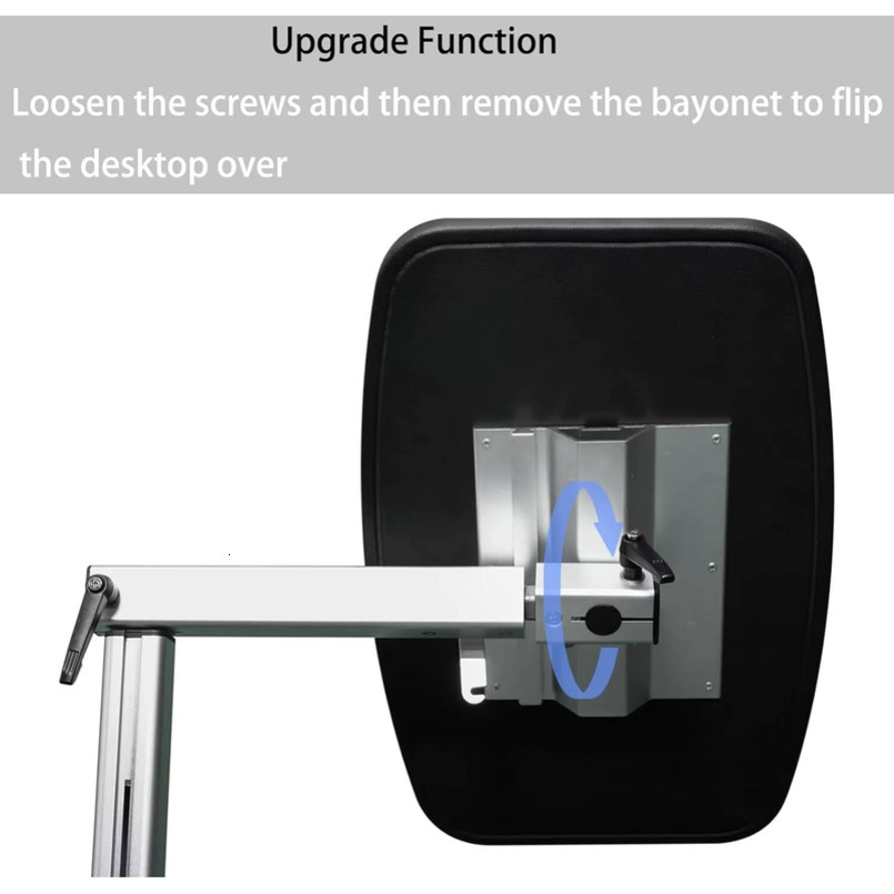 HWHongRV Premium Aluminum Alloy Upgraded Table Leg Bracket High Internal RV Folding Tabletop with 360-Degree Rotation