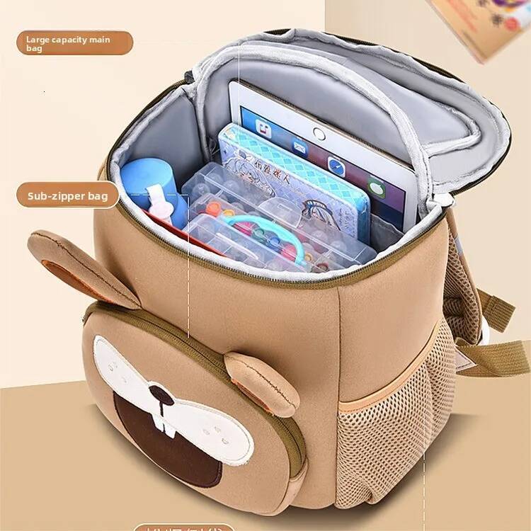 New Cartoon Backpack for Kindergarten Lightweight Mini Diving Fabric Unisex Kids School Bag Water Bucket Design high-quality