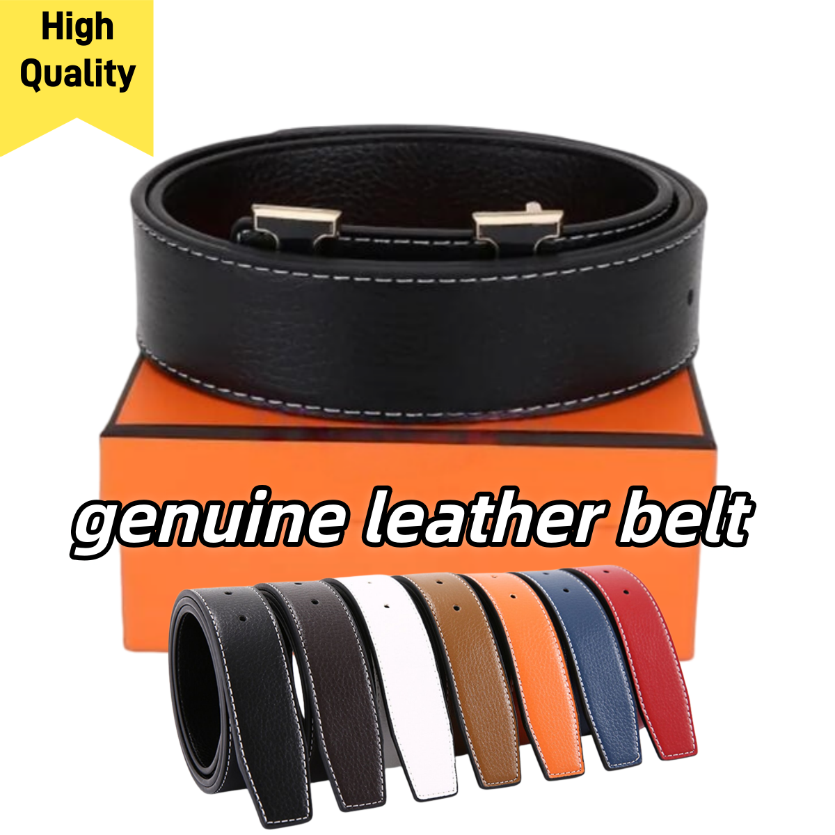 Leather designer belt men luxury belts for women designer formal black white blue brown solid color ceinture mens belt classical letter buckle wedding hj06