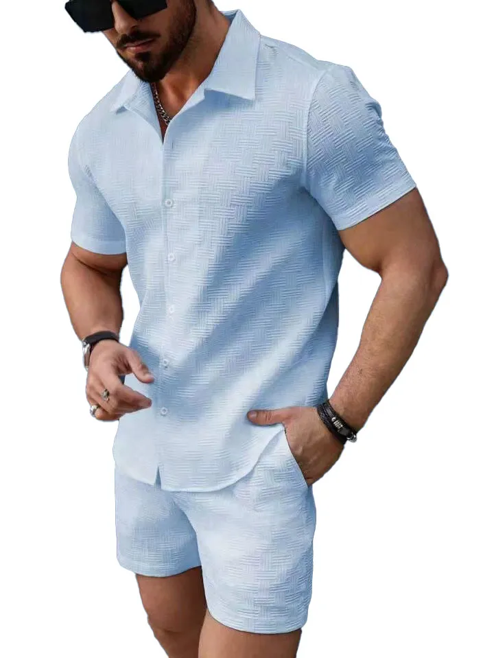 new quality designer Men s Tracksuits Sets Jogger Sweatshirts Sports Jogging Suits man tracksuits Two Piece Set T Shirt Summer checked Short Sleeve Sh