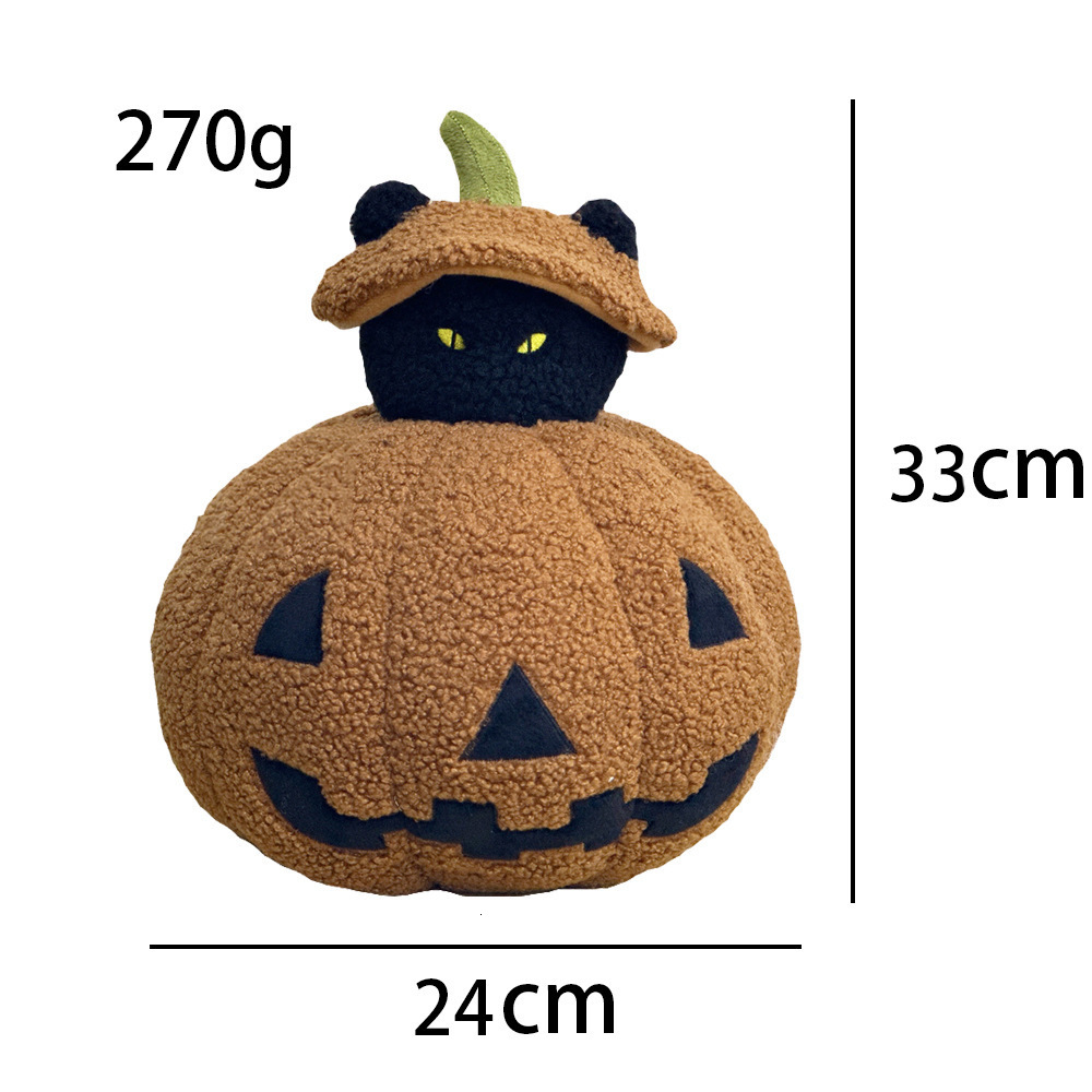 New Peek a Boo Cat Ghost Pillow Halloween 2024million Plush Toy 241014