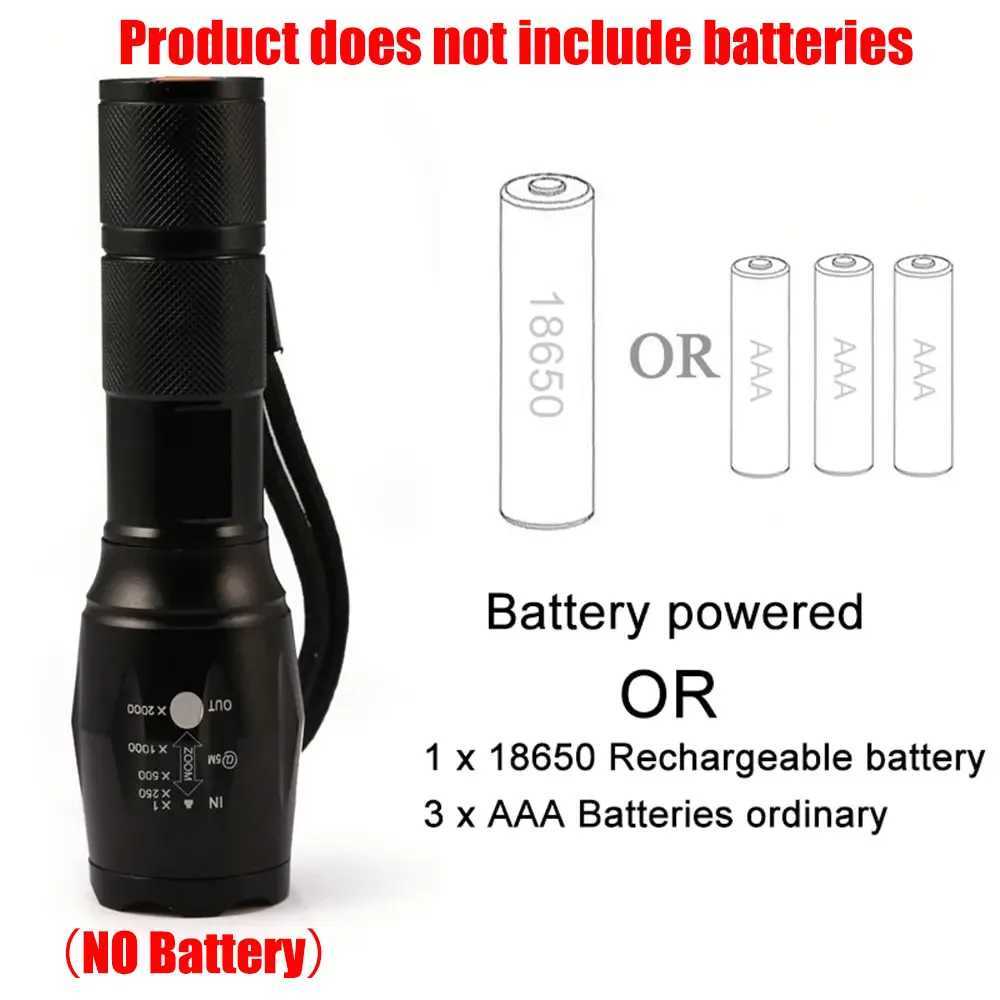 Outdoor handheld Flashlight Small Strong Light Portable Outdoor Rechargeable Super Bright Work Light Multifunctional Flashlight C250928