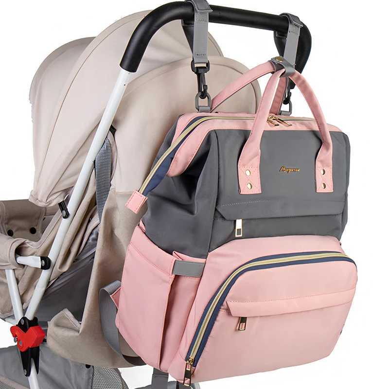 Fashion Baby Diaper Backpack for Mom Waterpoof Large Capaci Materni Bags Travel Baby Stroller Bag Organizer MotherKidsXJ250928