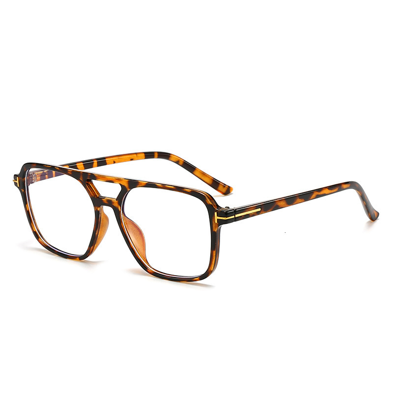 Double Bridge Sunglasses Fashion Trend AntiBlue Light Glasses Can Be Paired with Prescription Glasses and Sunglasses 250521